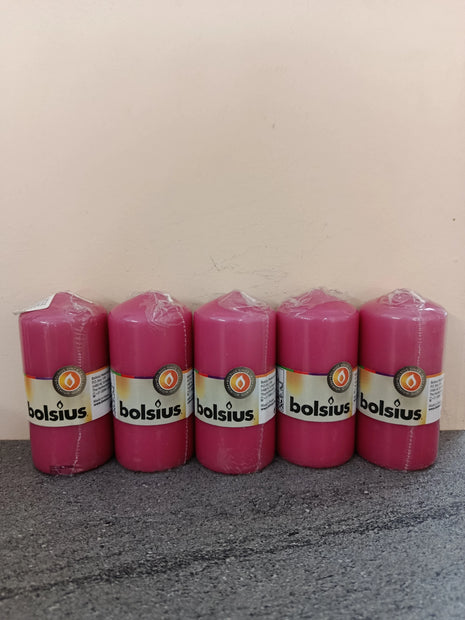 Цилиндрическая свеча Bolsius, 12x6 см - 1 шт.
